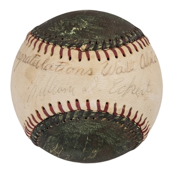 William Eckert Signed Baseball (PSA/DNA)